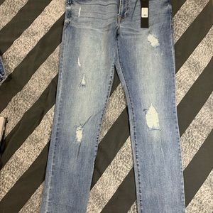 NOVAMEN Medium Ripped Slim Jeans FNMM354 MediumWash 32